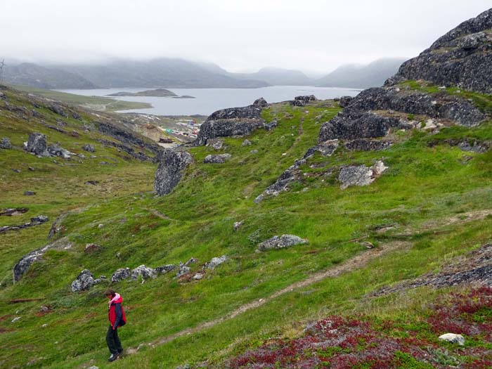 im Norden der Tasersuaq (dänisch: Storesøen - Großer See), ...                          