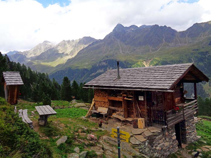 die urige Trelebitschalm mit dem Perschitzkopf genau überm Rauchfang