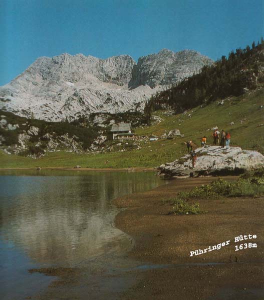 der Elmsee mit Pühringer Hütte und Rotgschirr