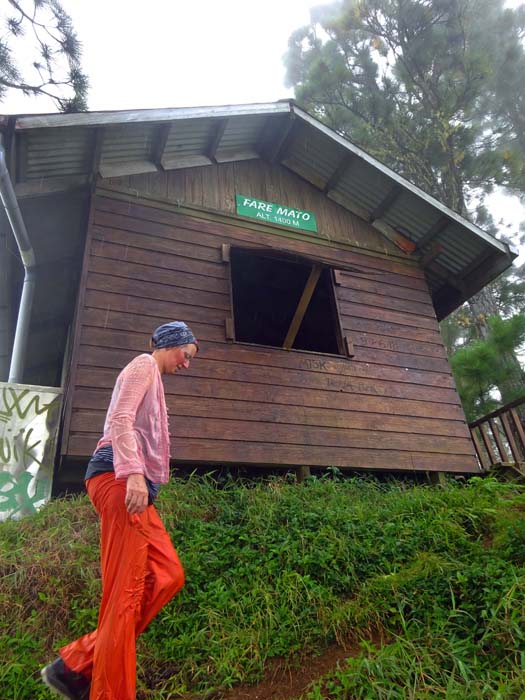 immerhin haben wir die erste Hütte erreicht, ...