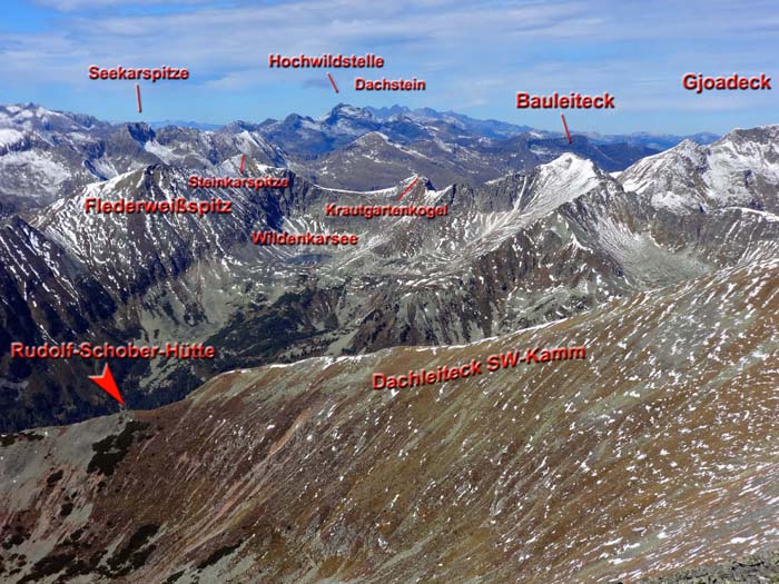 das erste Teilstück unserer Überschreitung von SO (Rupprechtseck)