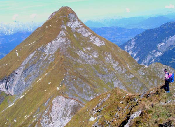 Rückblick auf den Bernkogel