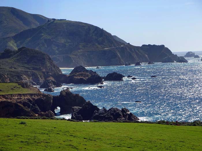 gleich südlich der Monterey-Halbinsel erreichen wir das Kerngebiet von Big Sur