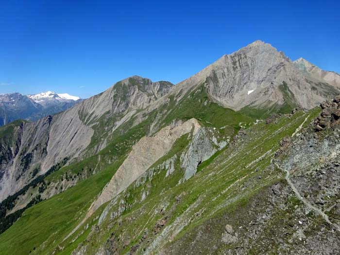 rechts vom Großvenediger Bretterwand (s. Archiv) und Kendlspitze rechts vom Großvenediger Bretterwand (s. Archiv) und Kendlspitze