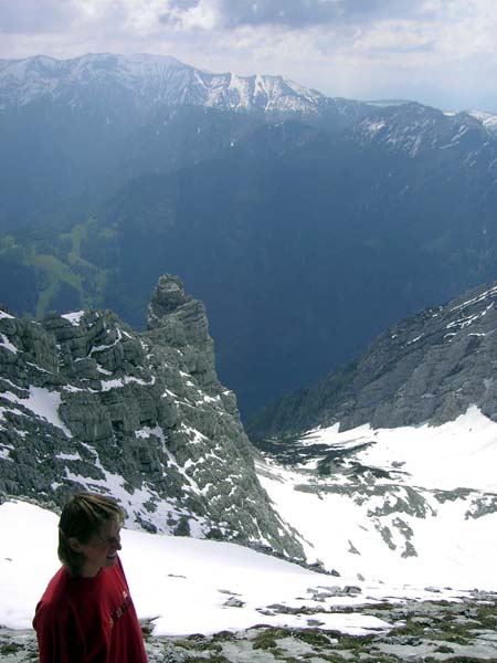 Tiefblick vom Brandleck insTurmtal