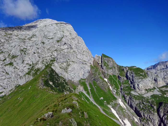 die Schneide wird zur Gänze überschritten