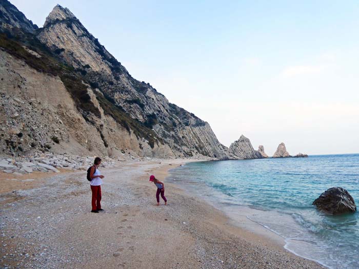 ... und zehn Minuten später den herrlichen Sandstrand