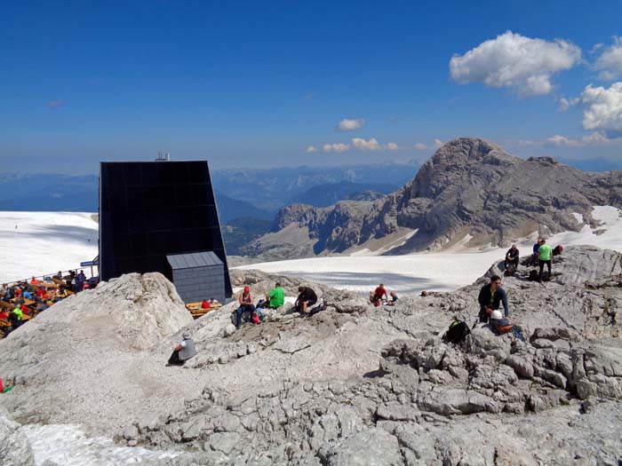 von der Seethalerhütte sind wir schnell zurück ...