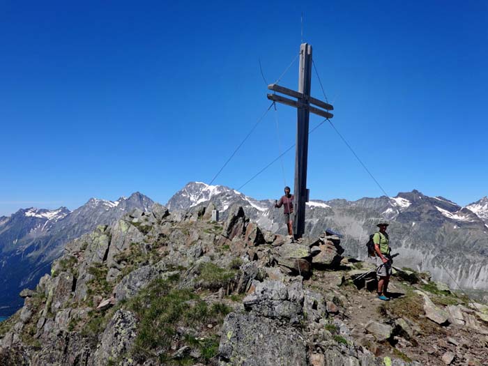 Deferegger Pfannhorn gegen NW (Rieserfernergruppe mit Hochgall)