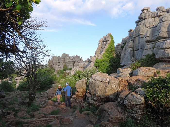 morgendlicher Aufbruch in die Felsenwelt von El Torcal