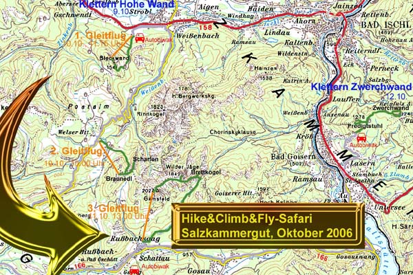 unsere Kletter- und Flugsafari im herbstlichen Salzkammergut