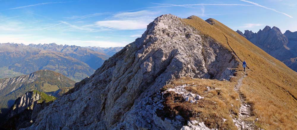 ... laufen wir hinüber zum höchsten Punkt der Gr. Gamswiesenspitze; jetzt ist völlig klar, woher der Berg seinen Namen hat