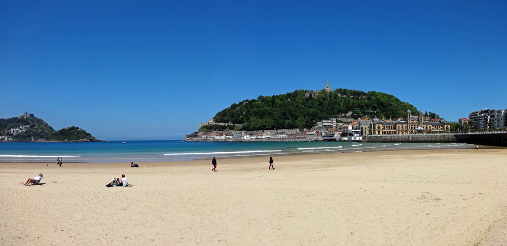 keine 100 km weiter nördlich treffen wir bei San Sebastián auf den Atlantik