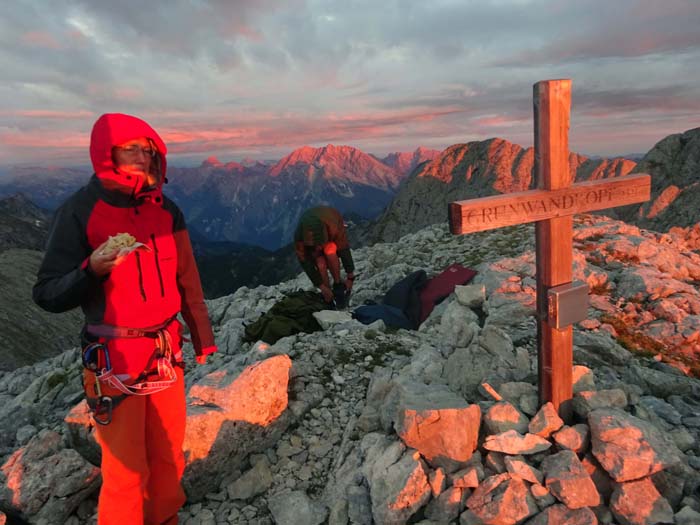 Frühstück auf 2360 m