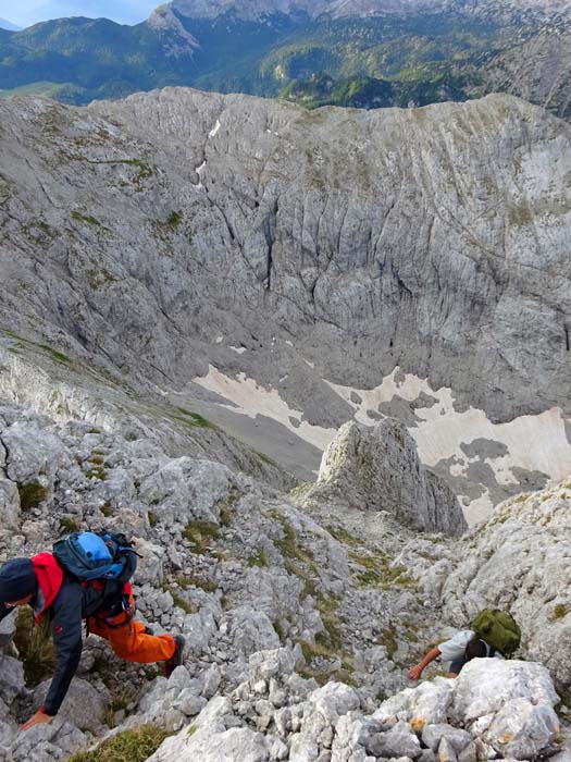 ... mittels der wir ohne besondere Schikanen den Gipfel überlisten können