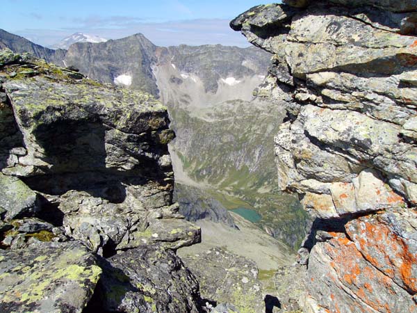 Gratscharte am Silbereck SW-Grat gegen Petereck und Ankogel