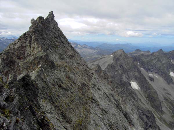 Blick vom Kleinen hinüber zum Großen Hafner