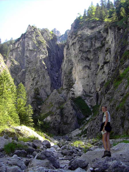 am Eingang zur Scheren-Schlucht