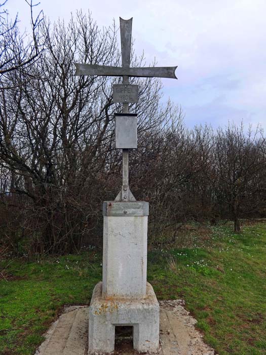 Gipfelkreuz am Hundsheimer Berg