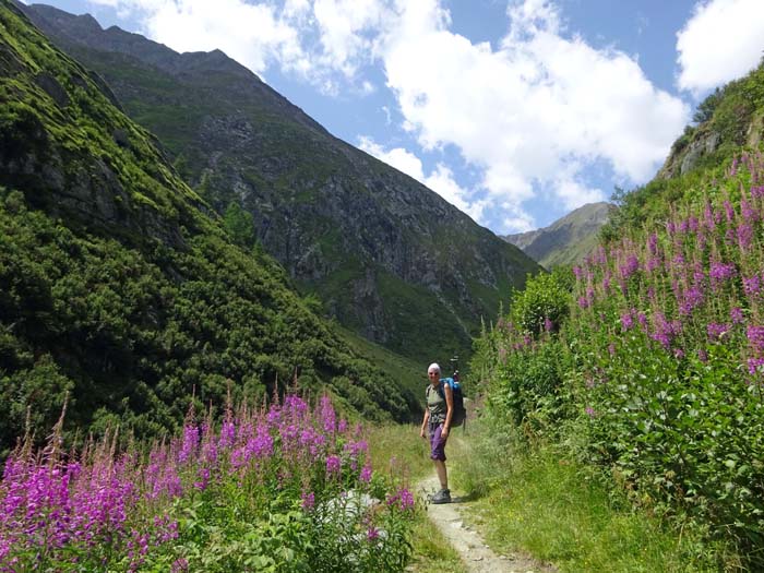 ... führt der Steig am sonnseitigen Hang ... ... führt der Steig am sonnseitigen Hang ...