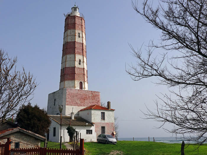 der Leuchtturm am Kap Shabla markiert den östlichsten Punkt Bulgariens