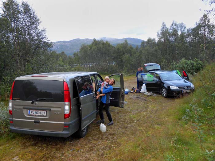 einer unserer Übernachteplätze im menschenleeren Hinterland von Hinnøya