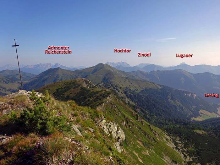 Goldkogel gegen Norden (Gesäuse)