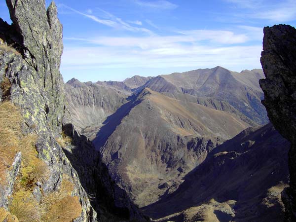 Scharte im obersten Südgrat gegen O (Hubenbauertörl)