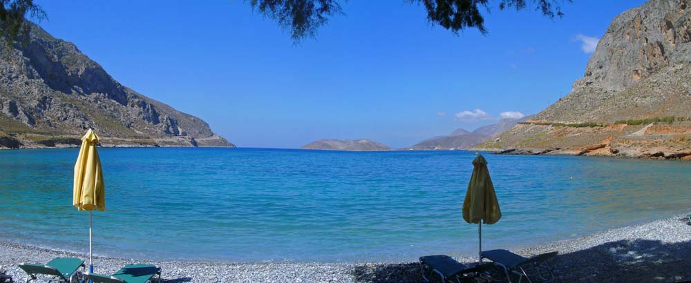 zurück an der Westküste von Kalymnos: die Arginontabucht