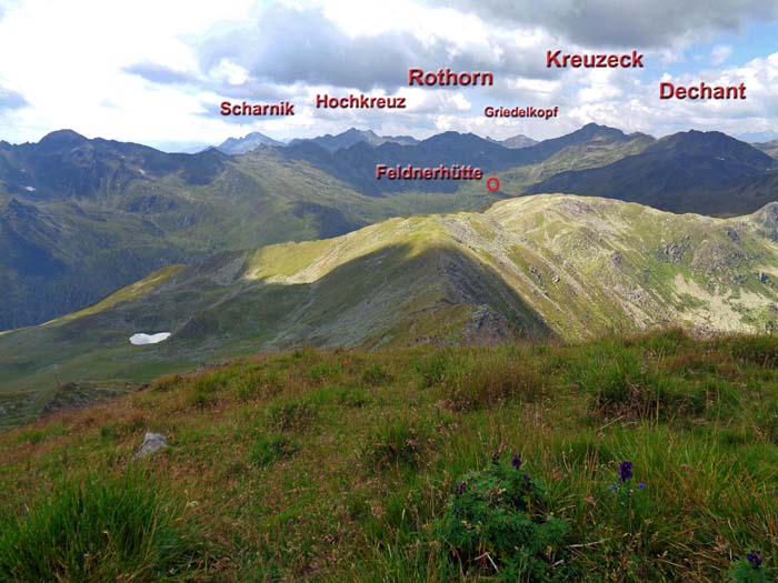 wir aber wenden uns nach Westen, der zweiten Hütte zu