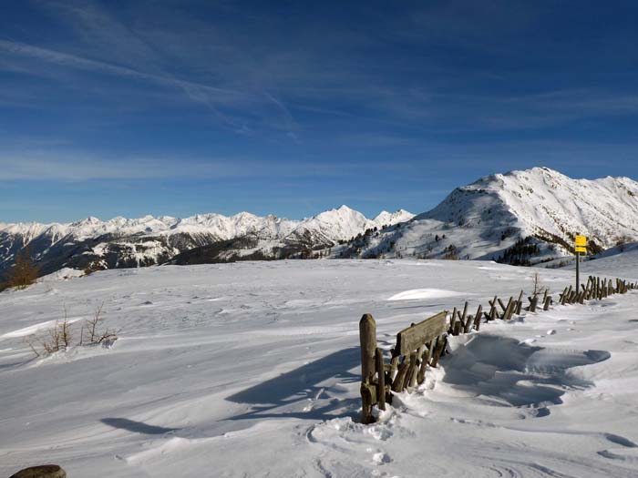 winterlicher Rückblick auf den Loneskopf