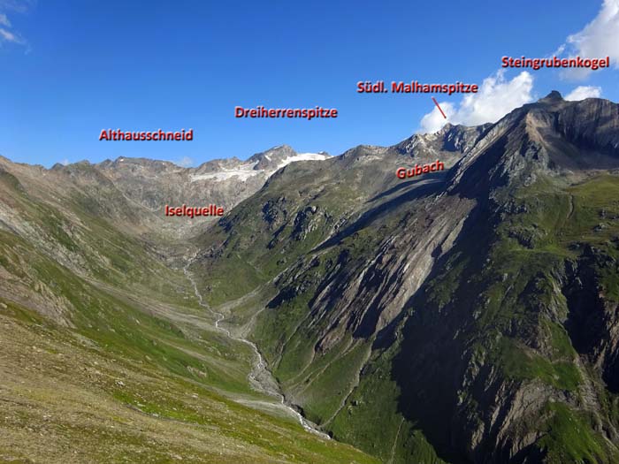 im Nordosten an der Dreiherrenspitze das Dreiländereck Südtirol-Salzburg-Osttirol im Nordosten an der Dreiherrenspitze das Dreiländereck Südtirol-Salzburg-Osttirol
