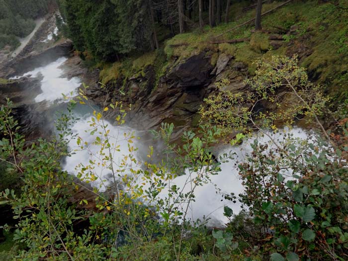 der Untere Achenfall von einer der zahlreichen Aussichtskanzeln der Steiganlage