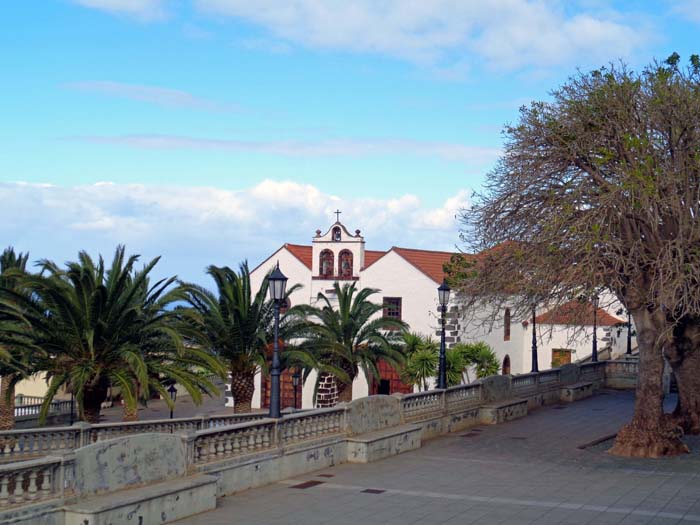 am Dorfplatz von Santo Domingo de Garafía