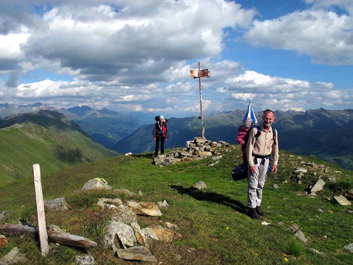 am Donnerstein, dem letzten Gipfel für heute