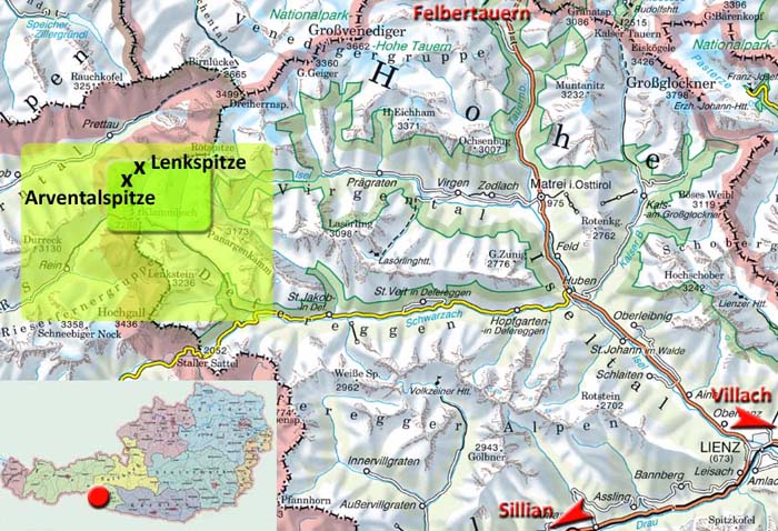 Übersicht Osttirol Übersicht Osttirol