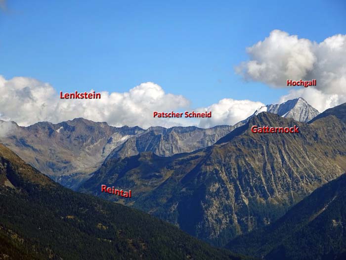Lenkstein von Westen (Speikbodenalm, Sand in Taufers, Südtirol) ... Lenkstein von Westen (Speikbodenalm, Sand in Taufers, Südtirol) ...