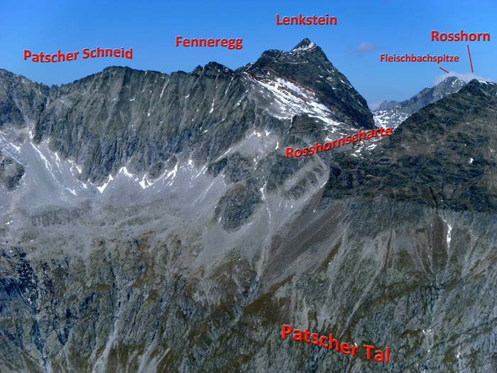 ... und aus Südosten, vom Gipfel des Almerhorn ... und aus Südosten, vom Gipfel des Almerhorn