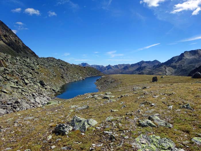 das kleine Seebl liegt auf 2546 m Höhe ... das kleine Seebl liegt auf 2546 m Höhe ...