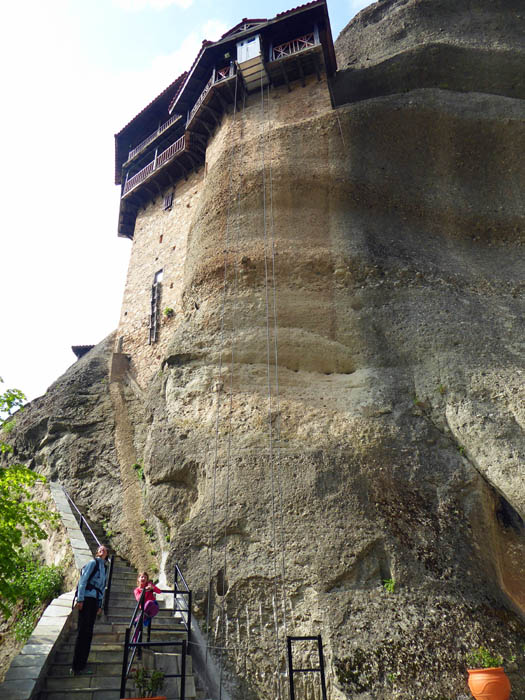 ... für Besucher wurde mittlerweile eine Treppe gebaut