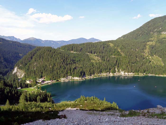 zurück am Vorderen Gosausee