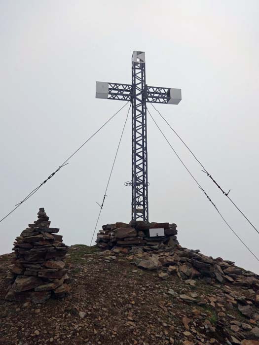 das Gipfelkreuz am Mulleter