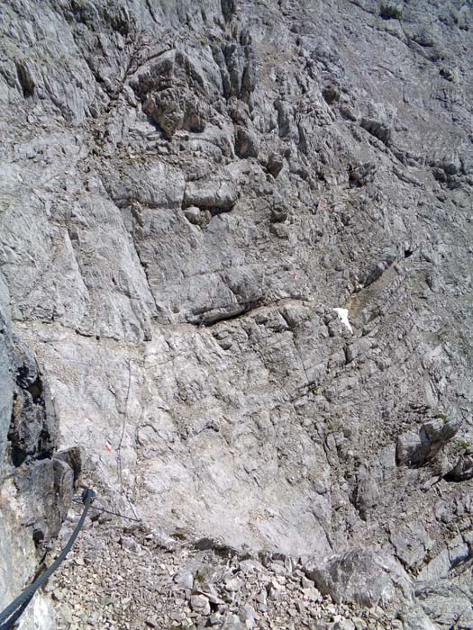 die Schwierigkeiten am Klettersteig halten sich im Rahmen, aber das Höhenmeterkonto wir neuerlich aufgefettet, ...