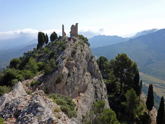 Rückblick auf die Ruine