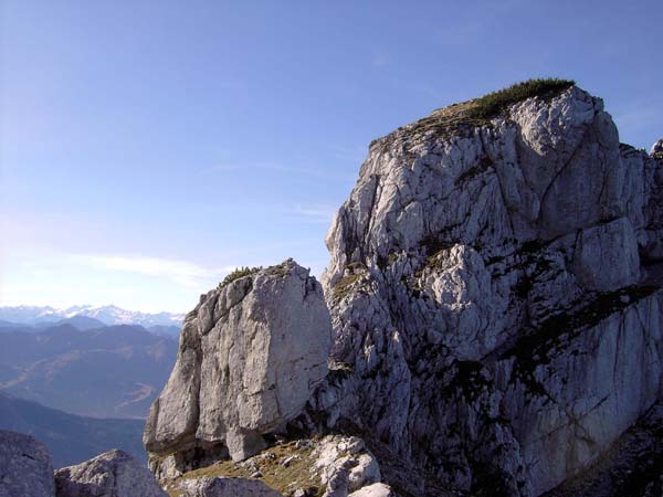 Rückblick auf Truhe und Seehorn, links hinten der Großvenediger