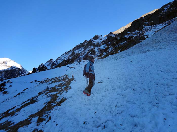 woher der Schnee für solch eine riesige Lawine wohl stammt?