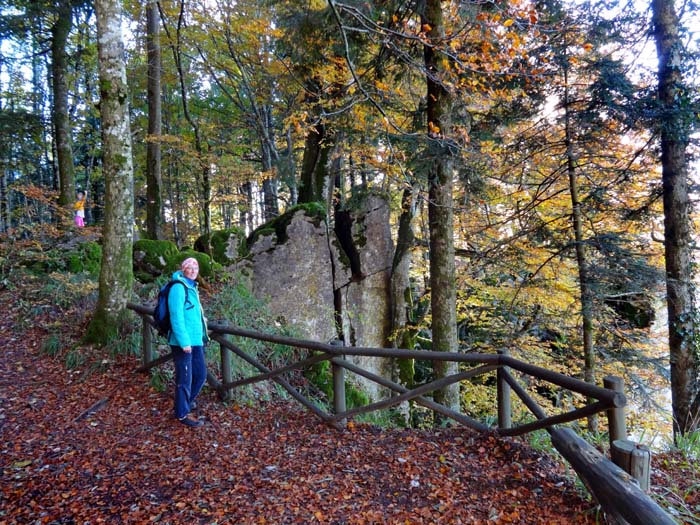 ... der nach NW zu steil abfällt