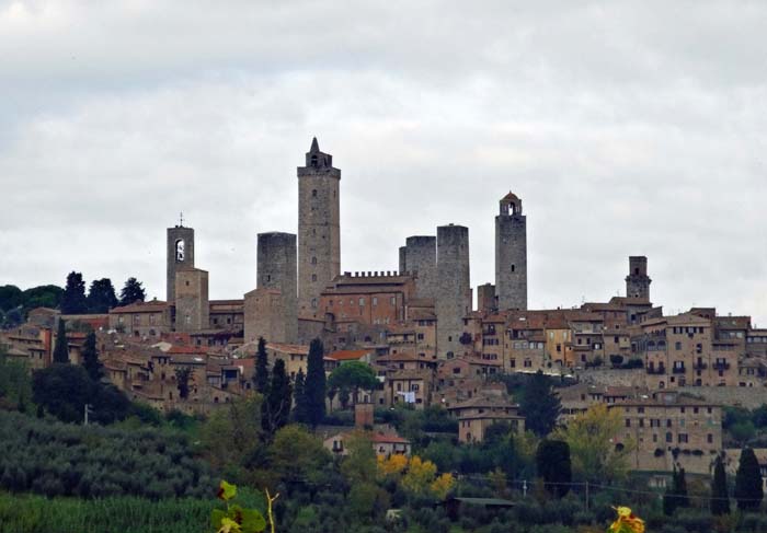 ... und die Stadt der Türme San Giminiano