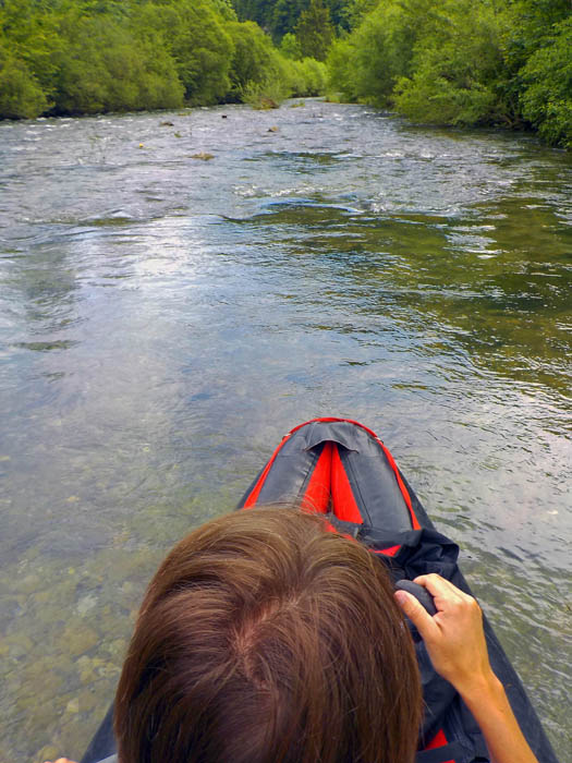 ein typisches Bild am Pielach Oberlauf