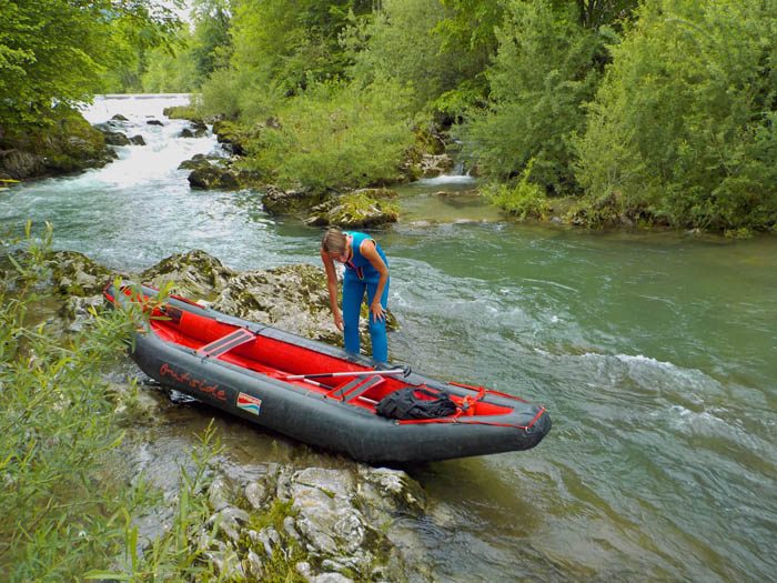 auch diesmal ist die Portage keine große Sache ...